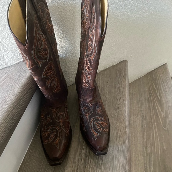 NWT women’s cowboy corral boots full stitch toe boots - Picture 6 of 16